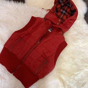 Red Free People Vest